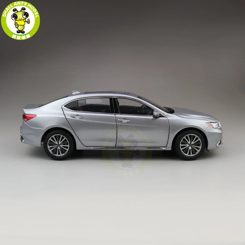 1/18 ACURA TLX L TLX-L литая под давлением Металлическая Модель автомобиля игрушки для детей мальчик девочка подарок коллекция хобби серебро