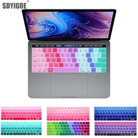 keyboard cover for mac book pro13 15 with touch bar a2159 a1706 a1707 a1989 a1990 laptop keyboard covers gradient keyboard film