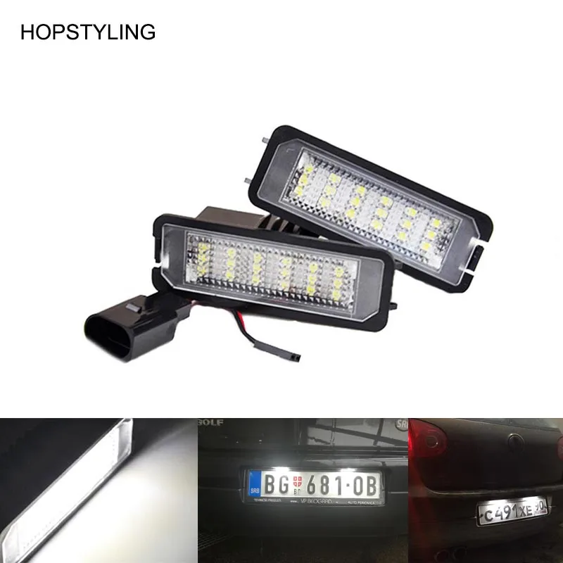 Автомобильный Стайлинг 18SMD светодиодный хвост номерные знаки для мотоциклов светильник Canbus без ошибки для игры в гольф для девочек 4, 5, 6, 7, светодиодный задний бампер пластина лампа авто замена аксессуар