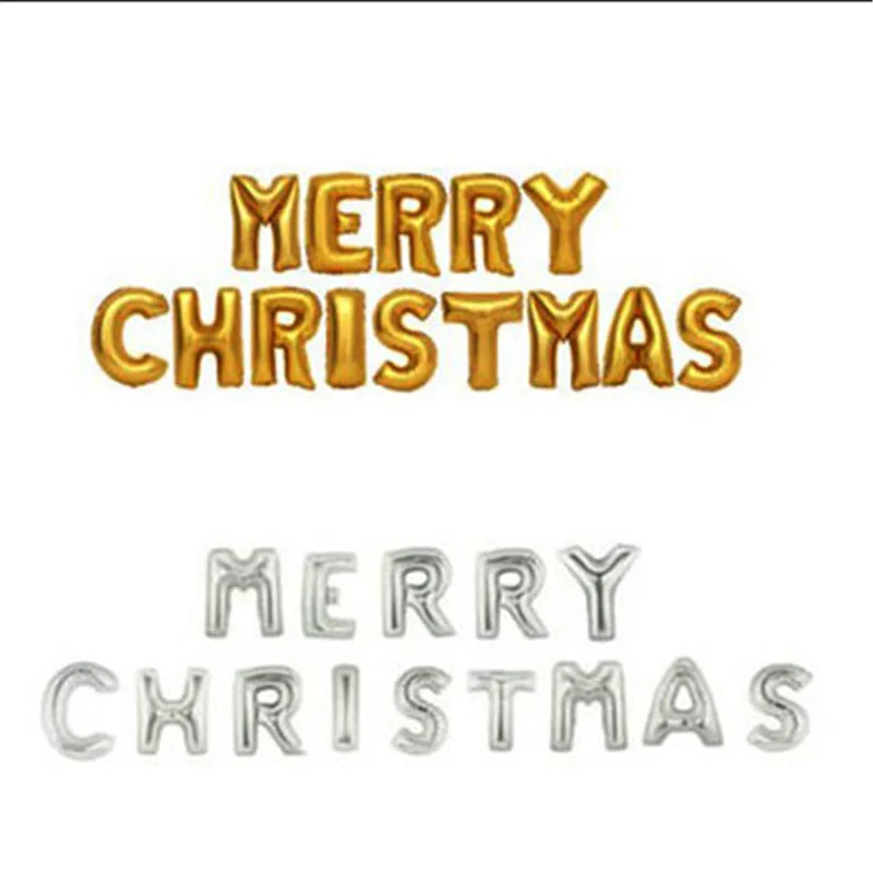 1 шт покрытые серебром письмо воздушные шары из алюминиевой фольги Воздушные на