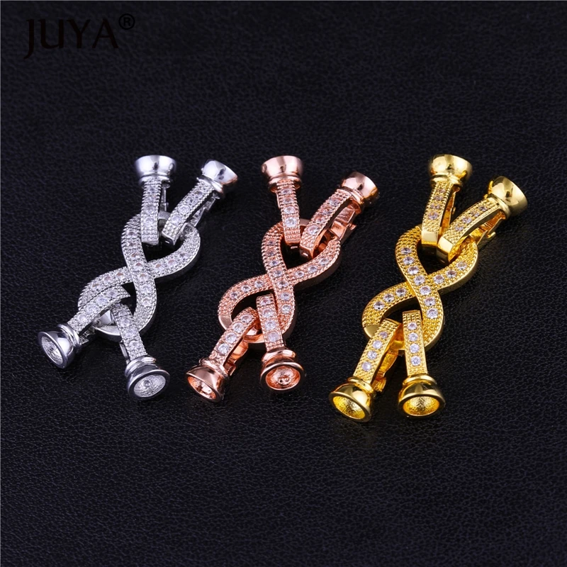 Принадлежности для ювелирных изделий 2018 Медь инкрустированные CZ Стразы