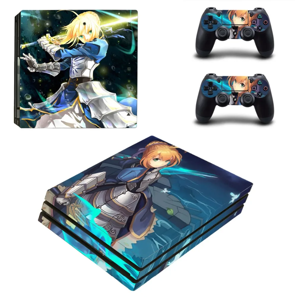 Аниме милые девушки коллекция Kantai; карнавальный костюм PS4 Pro кожи виниловая наклейка, стикер для Playstation 4 консоли и 2 контроллеры PS4 Pro кожи