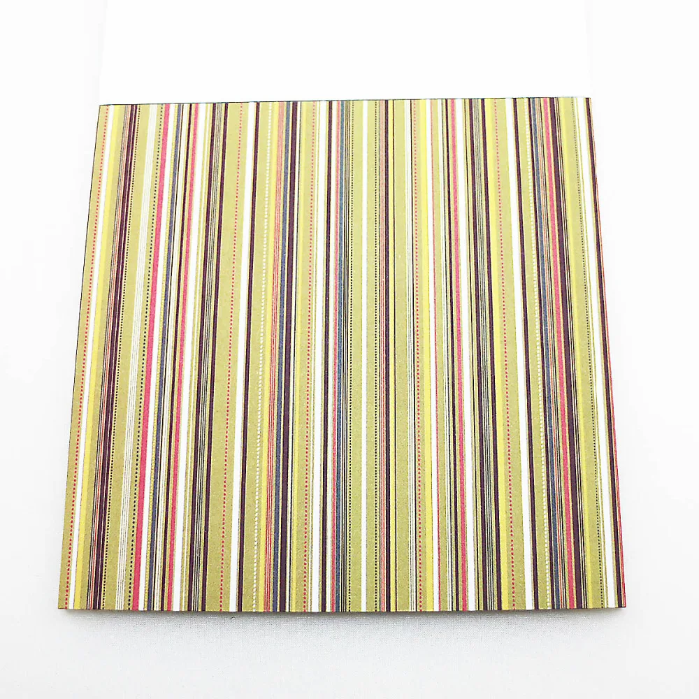 6 &quotкрасочные рождественские снег/полоса набор бумаги для скрапбукинга Сделай