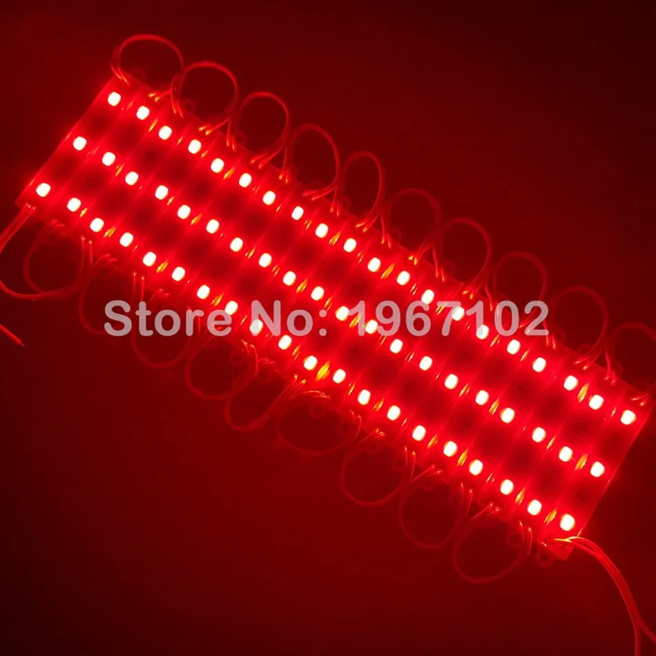DC12V SMD 5730 3 светодиодный s светодиодный модуль IP65 водонепроницаемый светильник 5730 белый/красный/зеленый/синий высококачественный рекламный светильник