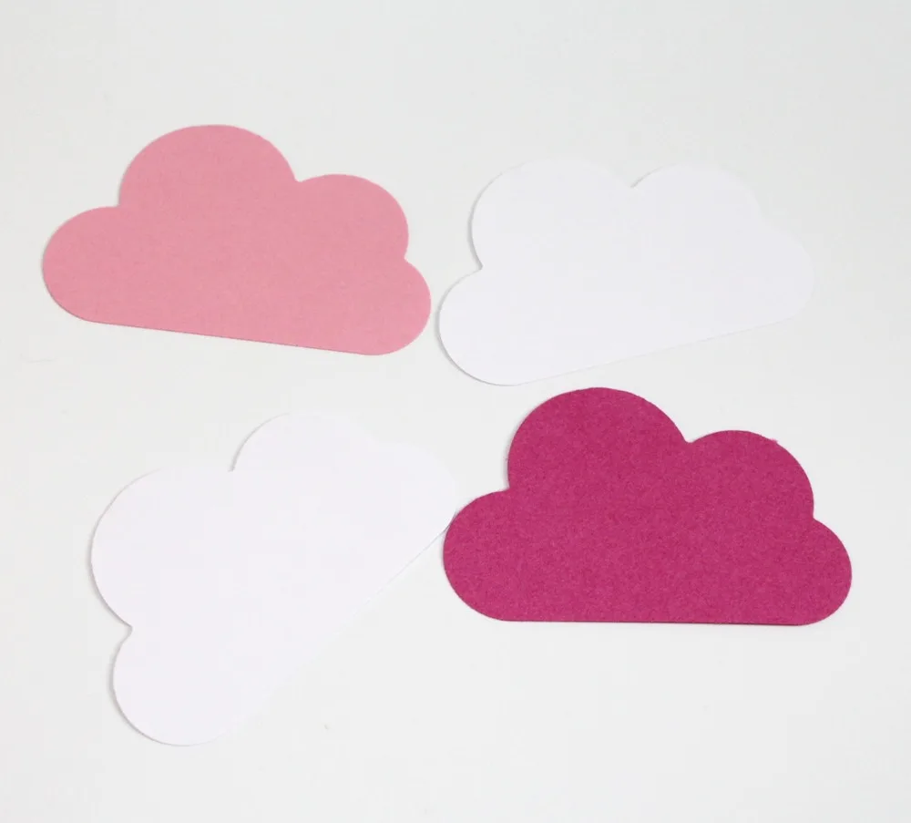 Розовый синий с облаками конфетти 50 шт. для девочек и мальчиков украшения душа