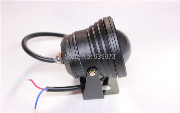 Черный/серебристый корпус 1 шт./лот 10 Вт 12 В светодиодный подводный свет