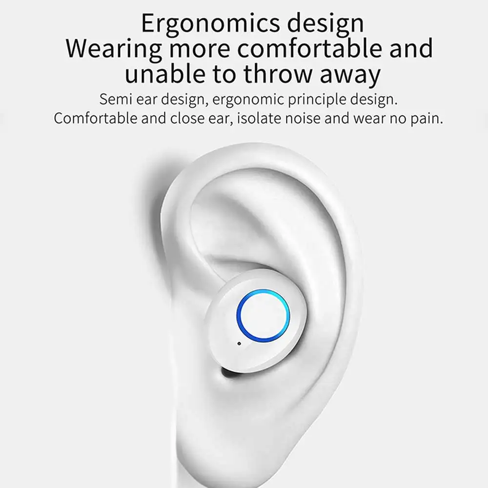 TWS Wireless Bluetooth Earphone Stereo Headset K10 Mini Sports with Microphone IOS Android Phone PK i10 i12 | Электроника