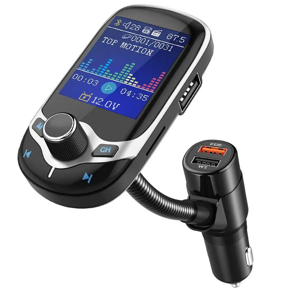 FM трансмиттер KM28 автомобильный с ЖК дисплеем 1 8 дюйма и поддержкой USB|MP3-плееры| |