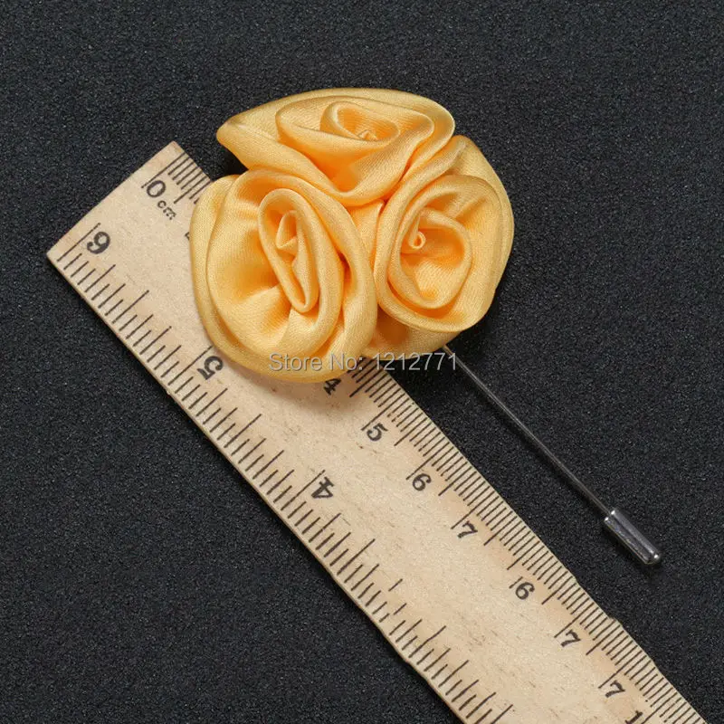 Новинка модная мужская брошь булавка для лацкана в виде цветка 5 см из