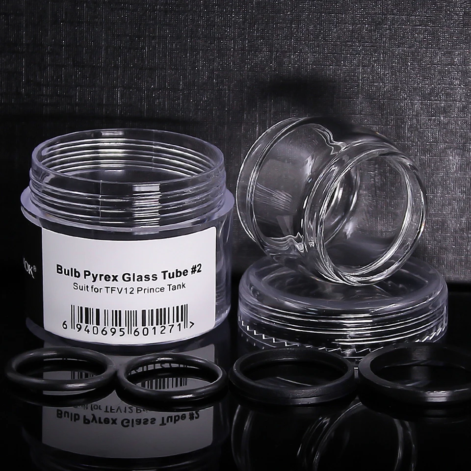 SMOK TFV12 Prince Tank Bulb Pyrex Стеклянная трубка капельного наконечника для V12 Prince Tank распылитель аксессуары для электронных сигарет