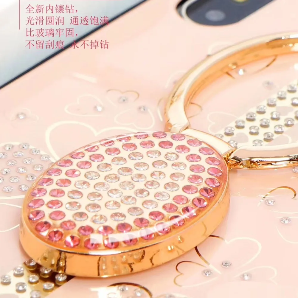 Роскошный Алмазный чехол с подставкой для iphone 6 6s 7 8 Plus X XR XS MAX 6plus 7plus 8plus Dream Bling