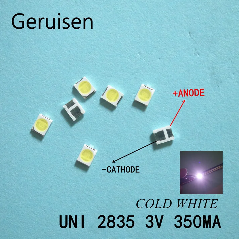 Светодиодная подсветка UNI мощсветодиодный LED 1 Вт 3 в 1210 3528 2835 холодная белая