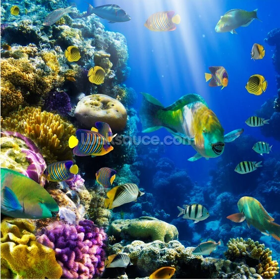 Мультяшные обои на заказ 3D фрески с пейзажем для гостиной спальни ресторана