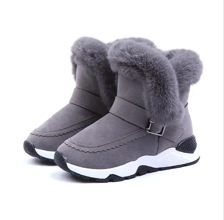 Детские зимние ботинки новинка 2019 сохраняющие тепло для мальчиков и девочек