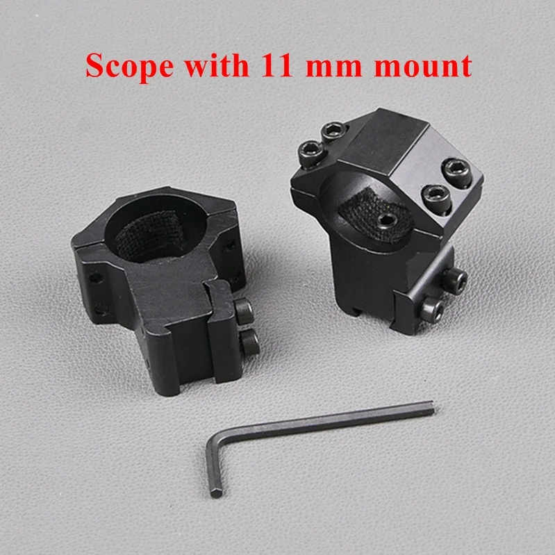 11MM MOUNT 2-8x20 прицел Mil точка Сетка прицел снайперской винтовки охотничьи прицелы тактический прицел страйкбол пневматические пистолеты - Цвет: 11MM MOUNT