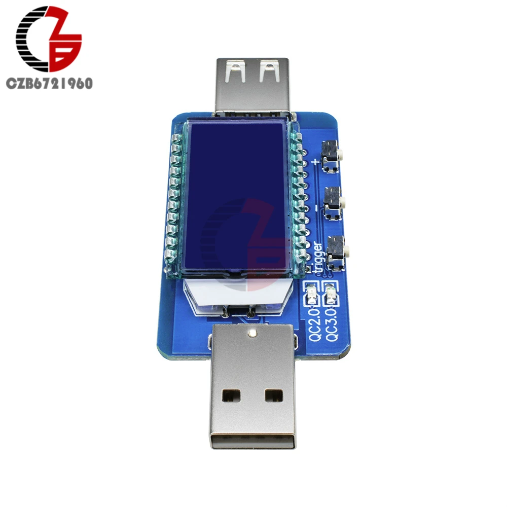 QC3.0 QC2.0 USB тестер цифровой вольтметр Амперметр умный триггер напряжение измеритель тока детектор монитор для автомобиля мобильный Банк питания