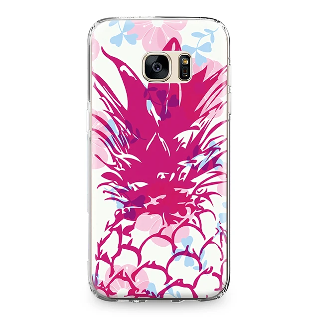 Для samsung Galaxy S5 S6 S7 край S8 S9 S10 плюс S10e Grand Prime Note 4 5 8 9 задняя крышка тропические фрукты, ананас силиконовый чехол - Цвет: 7207