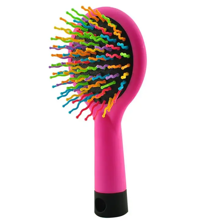 Новая Радужная S волнистая воздушная щетка для объема волос Расческа