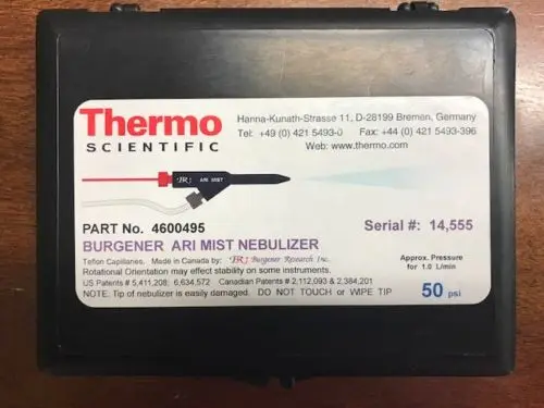 Для Thermoelectric X Series ICP MS nebulizer Burgener 90002206160 4600495|Дисководы гибких дисков| |