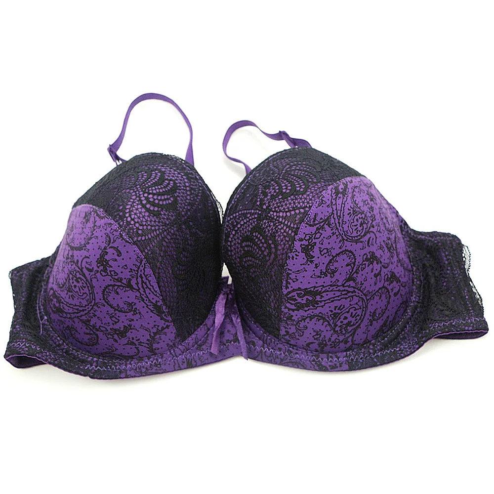 Дамы интимное нижнее белье бюстгальтер большие кружевные бюстгальтеры Большие
