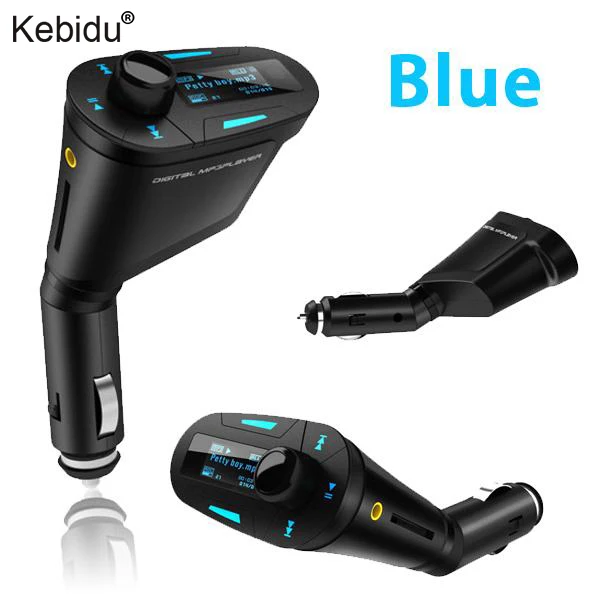 Kebidu Универсальный цифровой Car Kit Беспроводной fm передатчик Автомобильный MP3 плеер