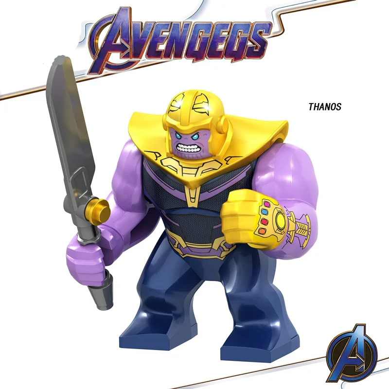 Thanos строительные блоки энергетические камни перчатки Marvel Новые Мстители 4 эндигра Совместимость с супер герой кирпичи игрушки строительные блоки