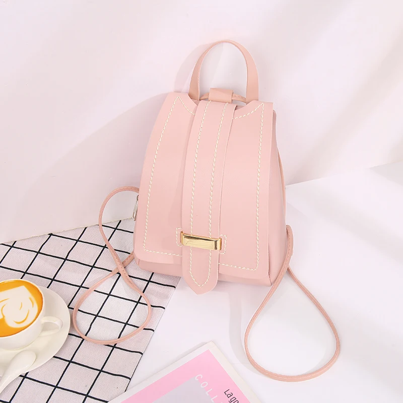 Women's PU Leather Satchel Shoulder Backpack School Rucksack Bags Travel Lot