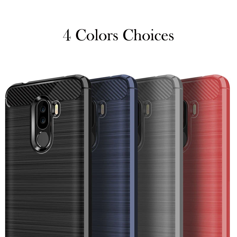 Силиконовый чехол из углеродного волокна для Redmi Note 7 6 5 4 Pro 5A Prime Cover S2 Y1 Lite 4X 6A