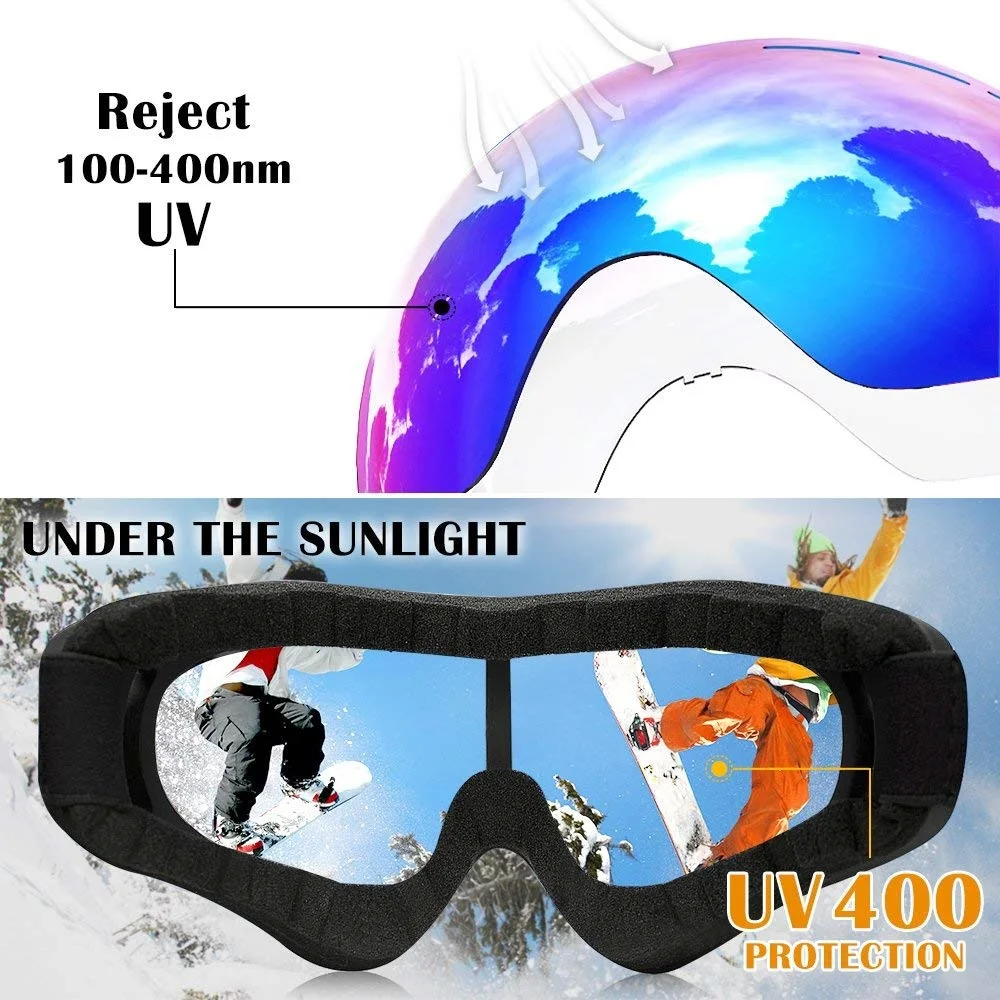 MARSNOW зимние лыжные очки ветрозащитные для сноуборда защита UV 400 женские и мужские