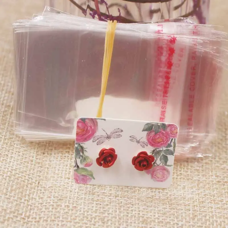 Новое поступление маленькая милая посылка для сережек-гвоздиков ярлык с