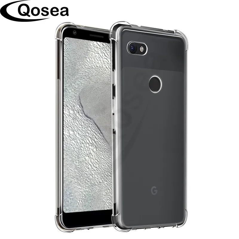 Для Google Pixel 3a XL прозрачный чехол для телефона тонкий мягкий силиконовый