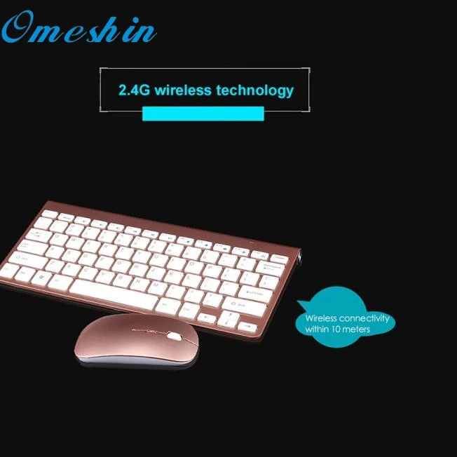 OMESHIN Simplestone ультра-тонкая мини-клавиатура 2,4G Беспроводная клавиатура 0224