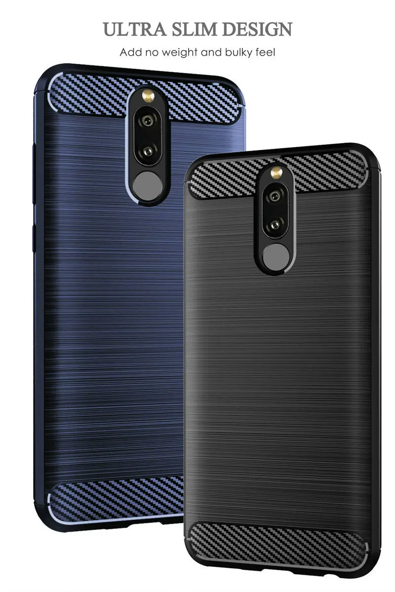 Анти-телефон с распознаванием отпечатка пальца чехол для Huawei Mate 10 Lite RNE-L01 RNE-L02 RNE-L21