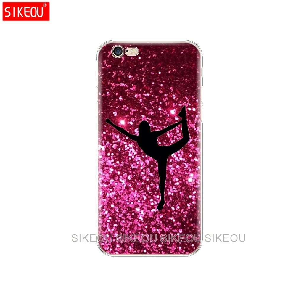 Силиконовый чехол для телефона Iphone 6X8 7 6s 5 5s SE 2020 Plus 10 XR XS 11 Pro Max с гимнастическим