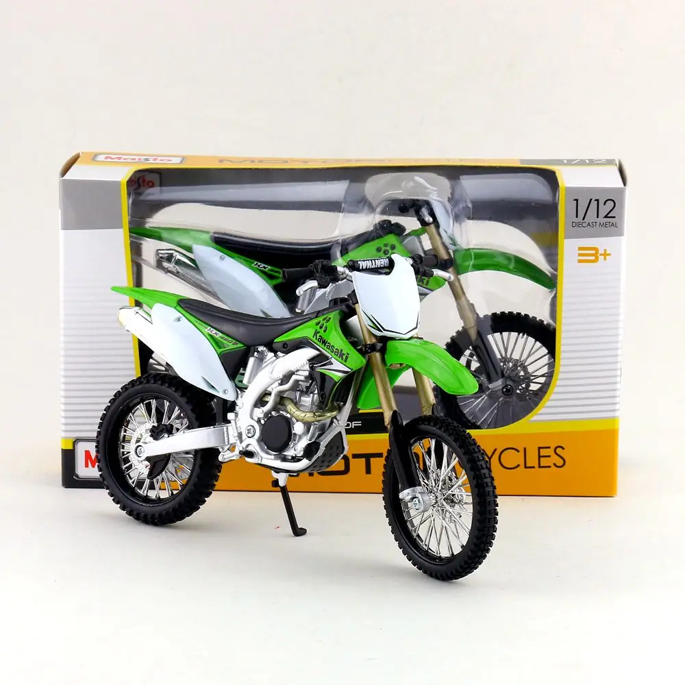 

Maisto Toy/Diecast Vehicle Metal Motorcycle Model/1:12 Scale/Kawasaki KX 450F/Educational Collection/Gift For Children