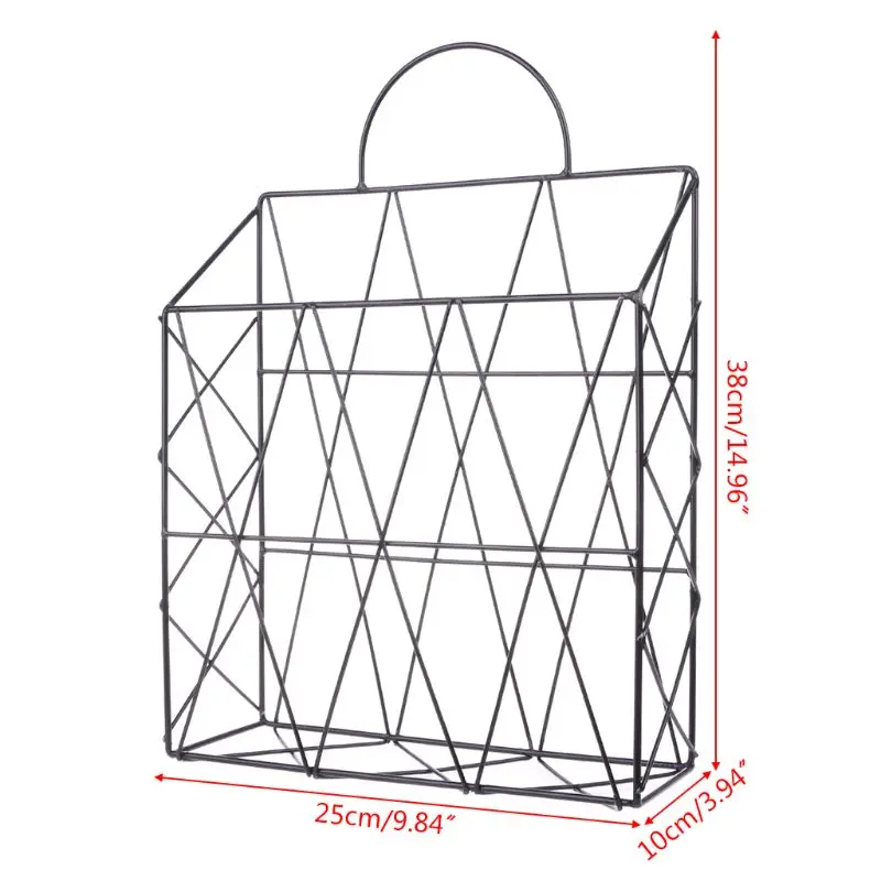 Стойка для журналов в скандинавском стиле настольная подвесная полка хранения