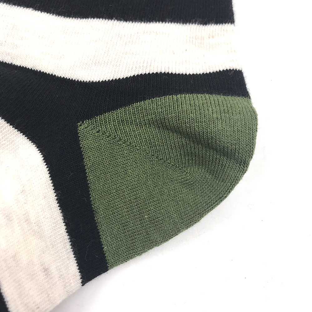 VPM хлопок Мужские носки в полоску морском стиле Теплые модные деловые