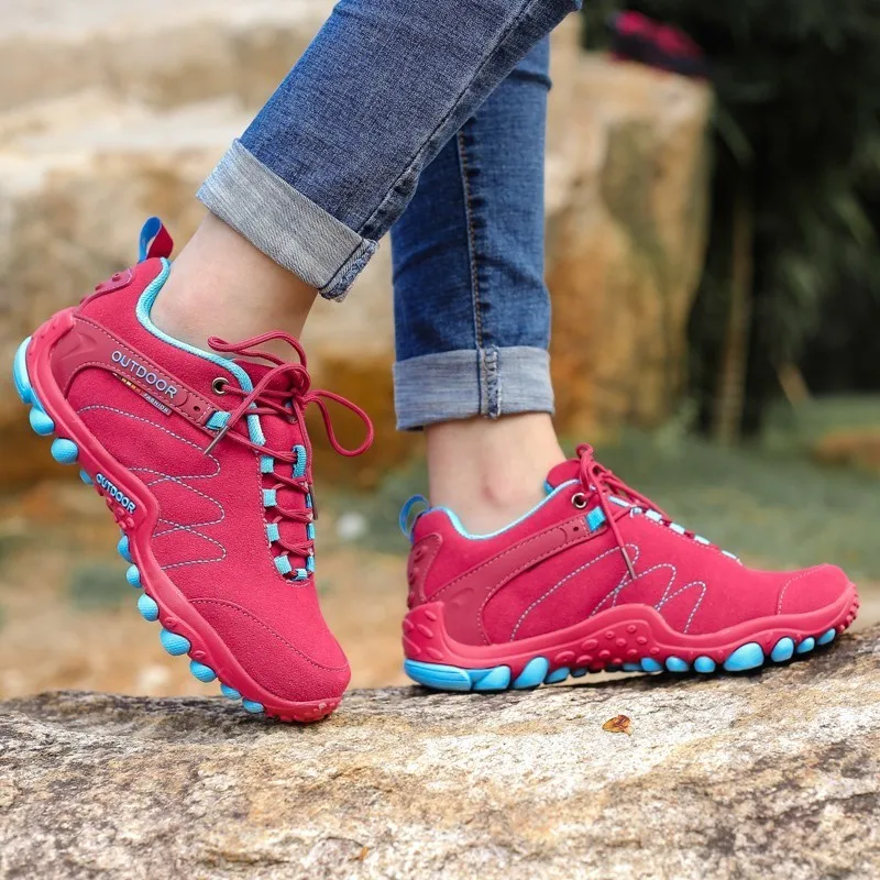 Outdoor Tactical Hiking Shoes Men Casual Wear Resisting Non-slip Sneakers Shoes Women Sneakers Climbing Trekking Sport Unisex