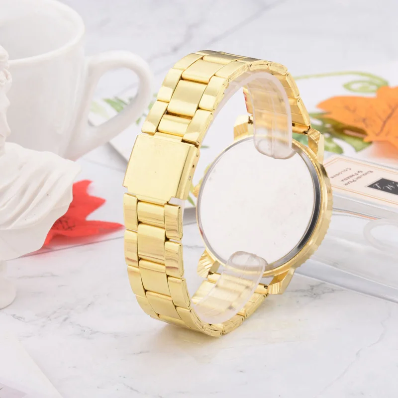 Часы женские из нержавеющей стали с алмазным циферблатом тигра|Женские наручные