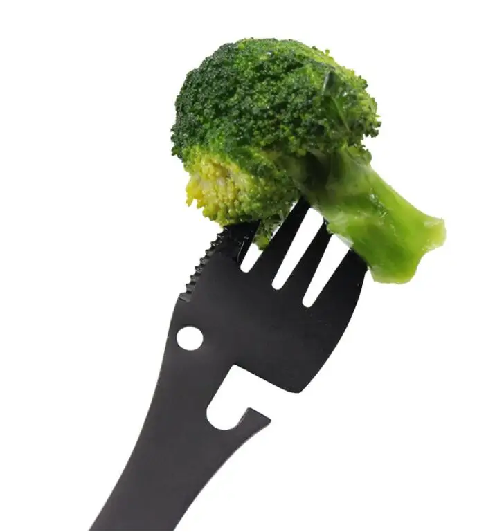 5 в 1 многофункциональная открытая Инструменты Нержавеющая сталь кемпинг для