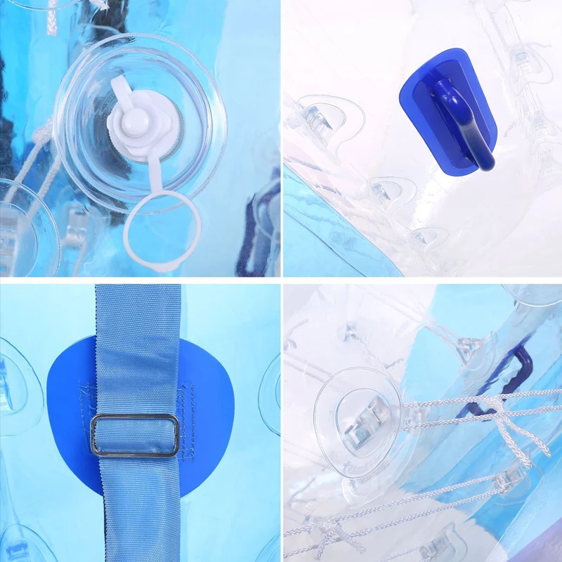 Goedkoop 6 STUKS Gratis Verzending PVC 1.2 M Air Bumper Bal, Zorbing Bal, Geschift Bal, Menselijke Hamster Bal, Bubble Voetbal, Bubble Voetbal Voor Kinderen