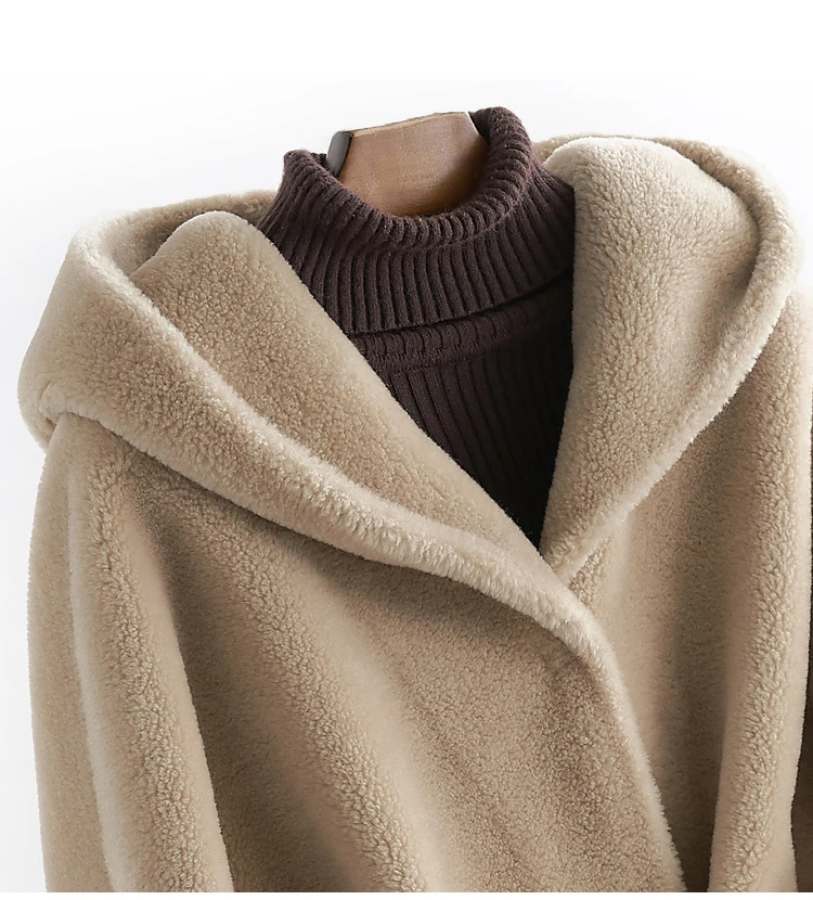 2018 капюшон с натуральным мехом пальто зимняя куртка Для женщин Натуральная