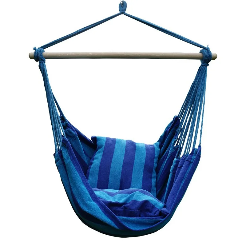 Chair with pillow Гамак кресло подвесное кресло качели с 2 подушки Открытый Сад Гамак для взрослых детей подвесное кресло качели кроватка кресло - Цвет: Chair with pillow