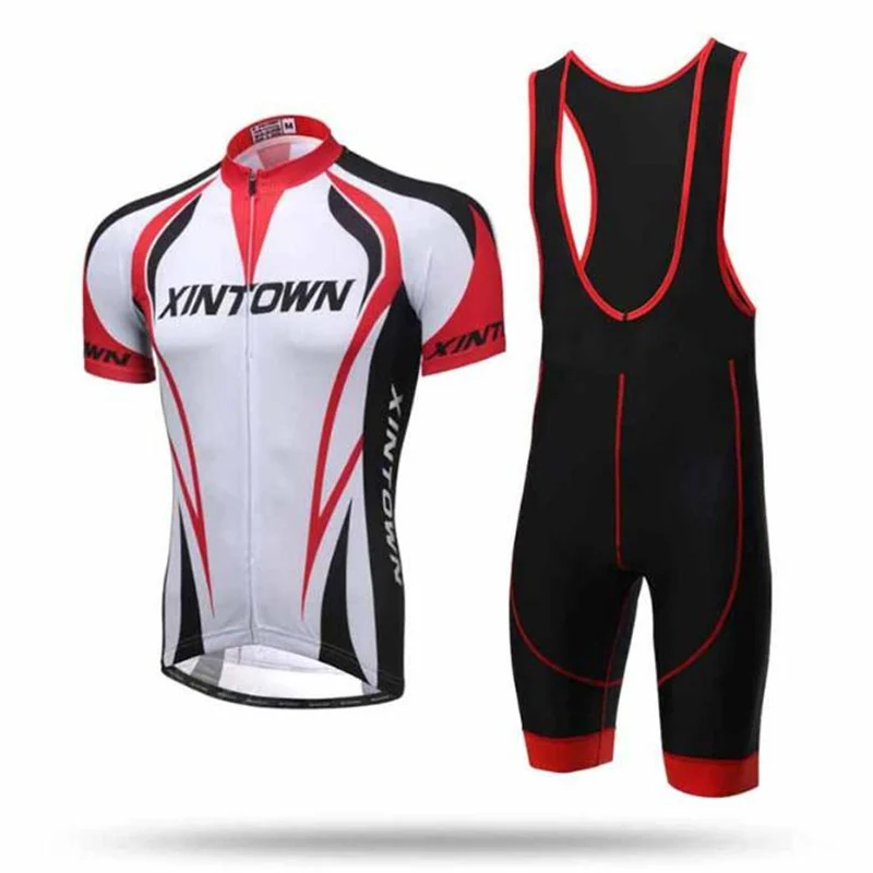 Небесно-Голубой 2018 Комплект Джерси для велоспорта быстросохнущая Мужская