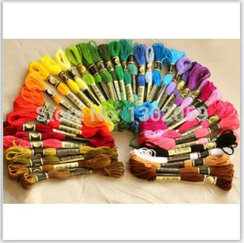 Высококачественная нить для вышивки крестиком похожая на DMC 2682 (447*6 = 2682)