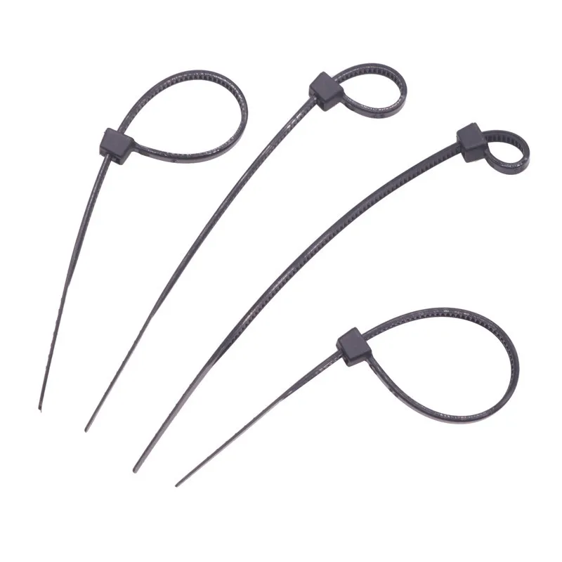 100 шт. самоблокирующиеся Нейлоновые кабельные стяжки длина 10 см|self-locking nylon cable