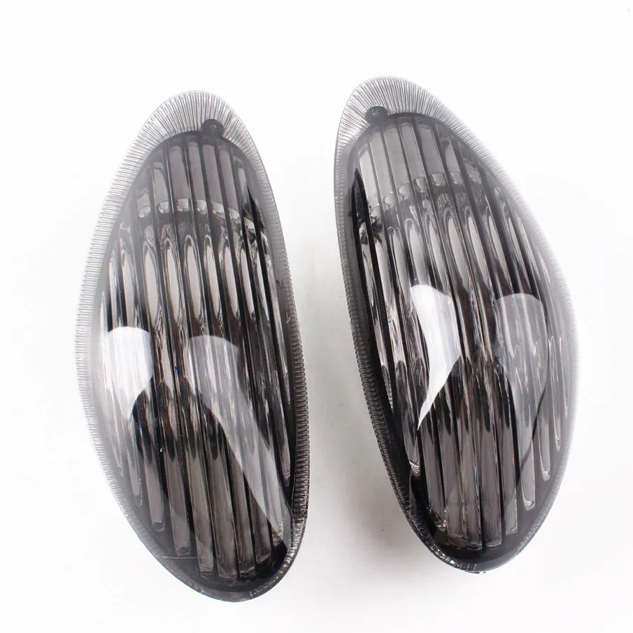 Smoke Для Suzuki Katana GSXF 1997-2007 1998 1999 2000 2001 2002 2003 2006 2005 2004 Передние поворотники световой индикатор мигалка объектив - Цвет: Smoke