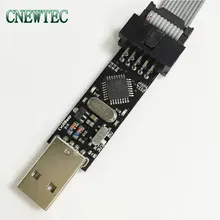 USBasp USB ISP 3,3 В/5 В AVR программист USB ATMEGA8 ATMEGA128+ 10PIN провод Поддержка Win7 64 бит