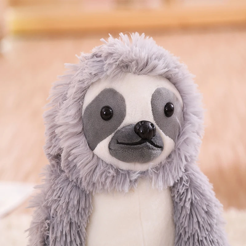 75 см имитация Ленивец заполнение животных плюшевая игрушка кукла, Kawaii Ленивец кукла, мальчик и девочка милая кукла, подарок на день рождения, Рождественское украшение