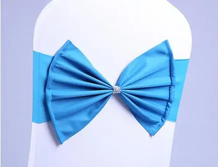 150 шт. свадебные спандекс пояс для стула ленты лайкра стрейч на стул большой бант